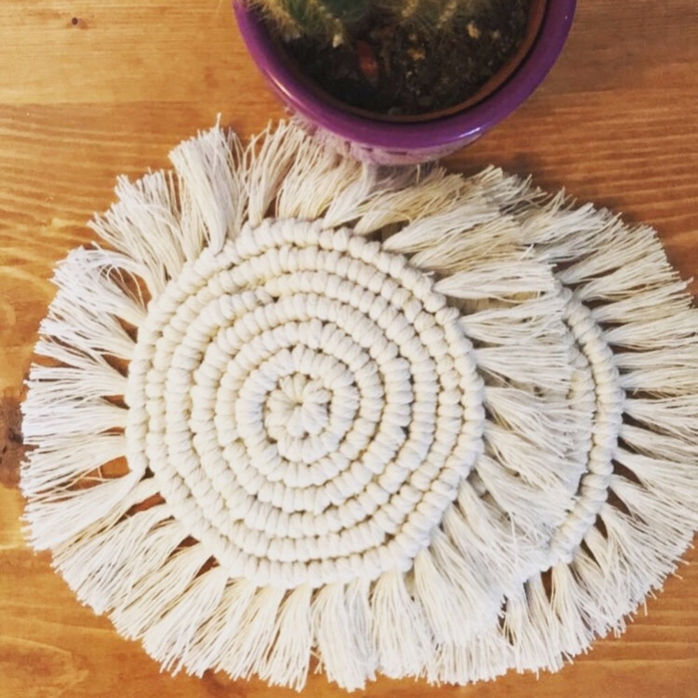 Macrame Cup Coasters (2pck)